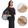 Transparent Sheer Shawl Top Loose Fit Chiffon Sunscreen Outerwear Casual Beach Poncho  Vacation