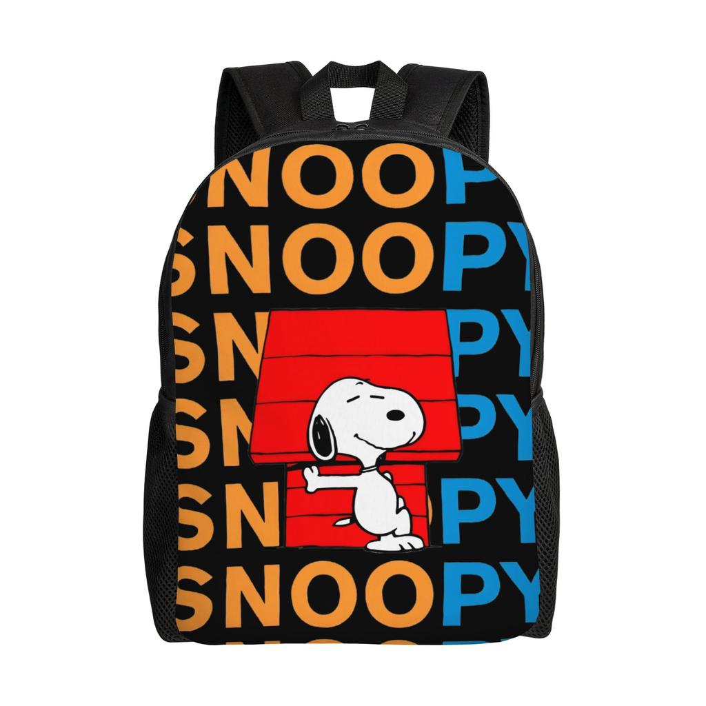 S-Snoopies Backpacks for Men Women Waterproof School College Manga Bag Print Bookbag