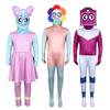 World Dandys Cosplay Dress Costume Set Adult Kids Halloween Performance Stage