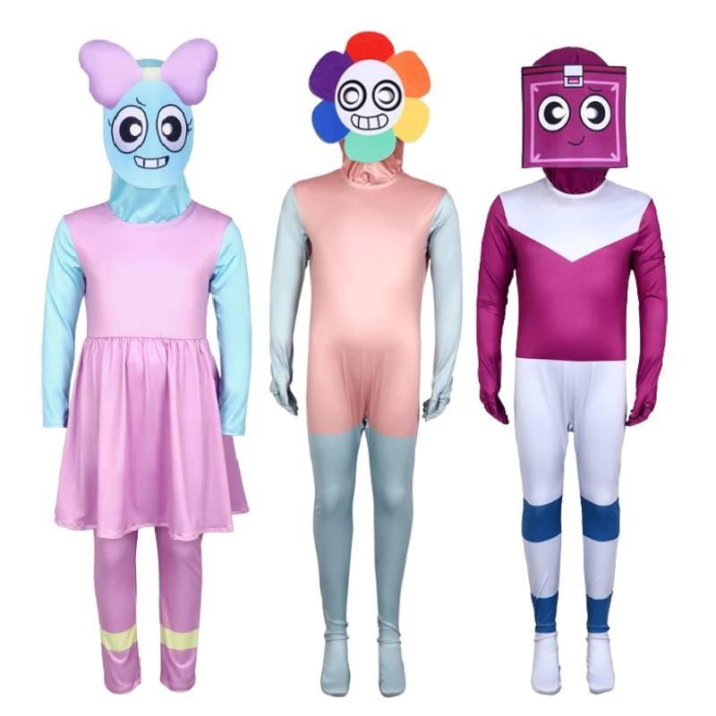 World Dandys Cosplay Dress Costume Set Adult Kids Halloween Performance Stage