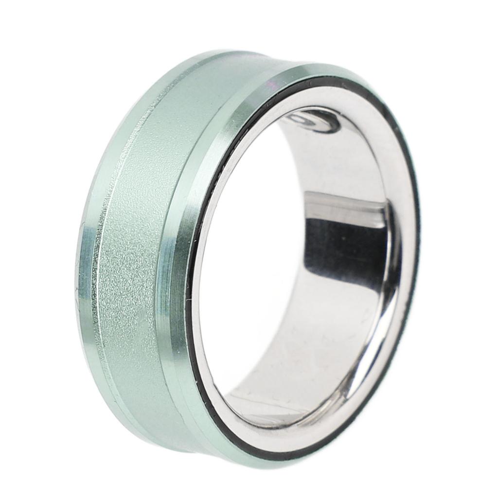Smart Ring Health Tracker Stainless Steel Sleep Temperature Monitoring Step Counting Waterproof Smart Ring with