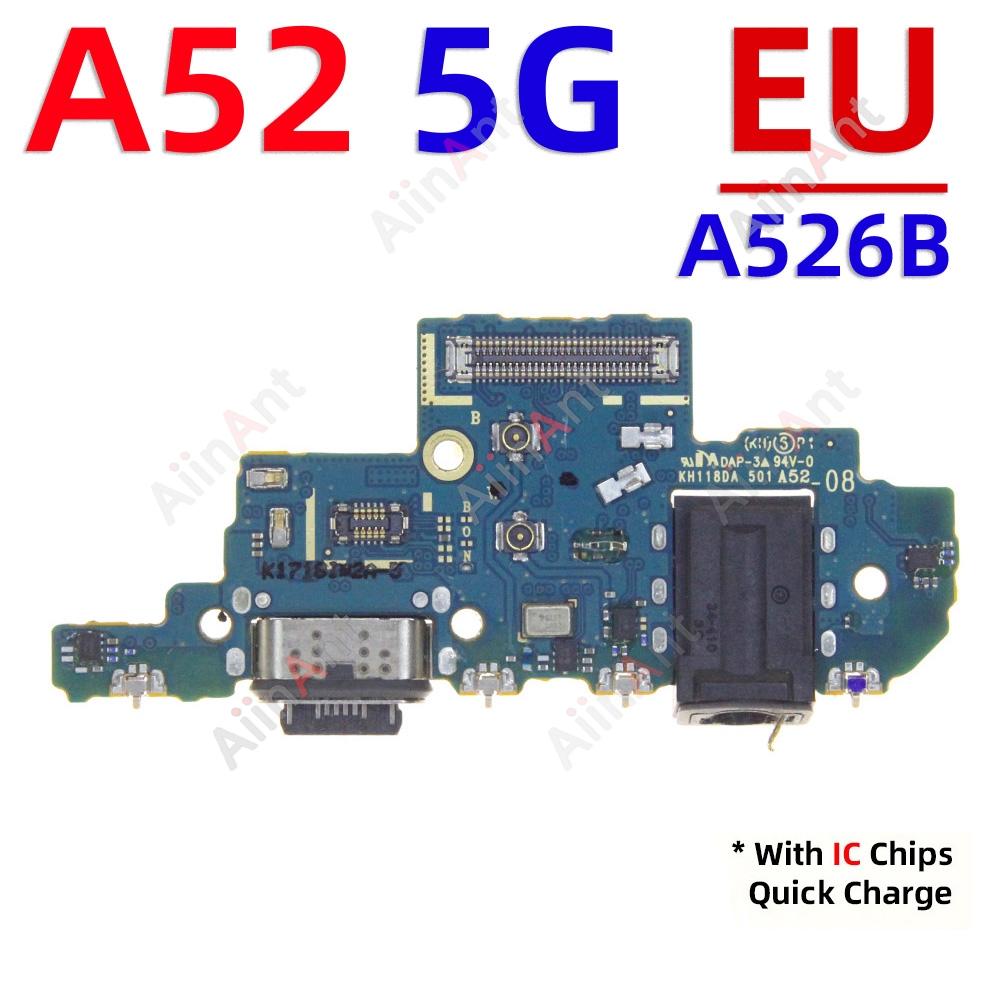 Scheda connettore porta di ricarica USB Docking Station Cavo Flessibile Per Samsung Galaxy A50 A51 A52 A52s A53 A54 A55 A56 A50S A505F A505U US EU