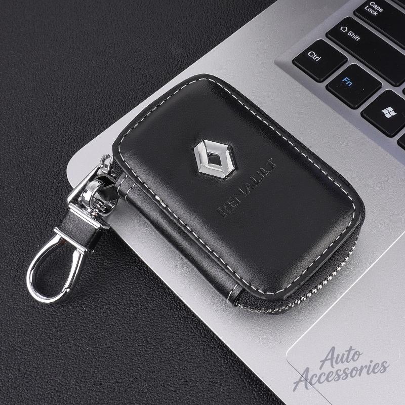 Leather Key Wallet Car Key Bag Multi Function Key Case For Renault Sport Duster Megane 2 3 koleos duster logan clio Accessories PP8