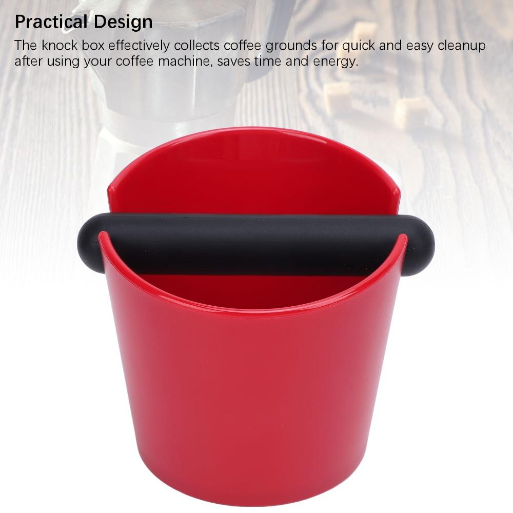 Removable Knock Bar Coffee Grounds Container Barista Knock Box For Espresso Machine