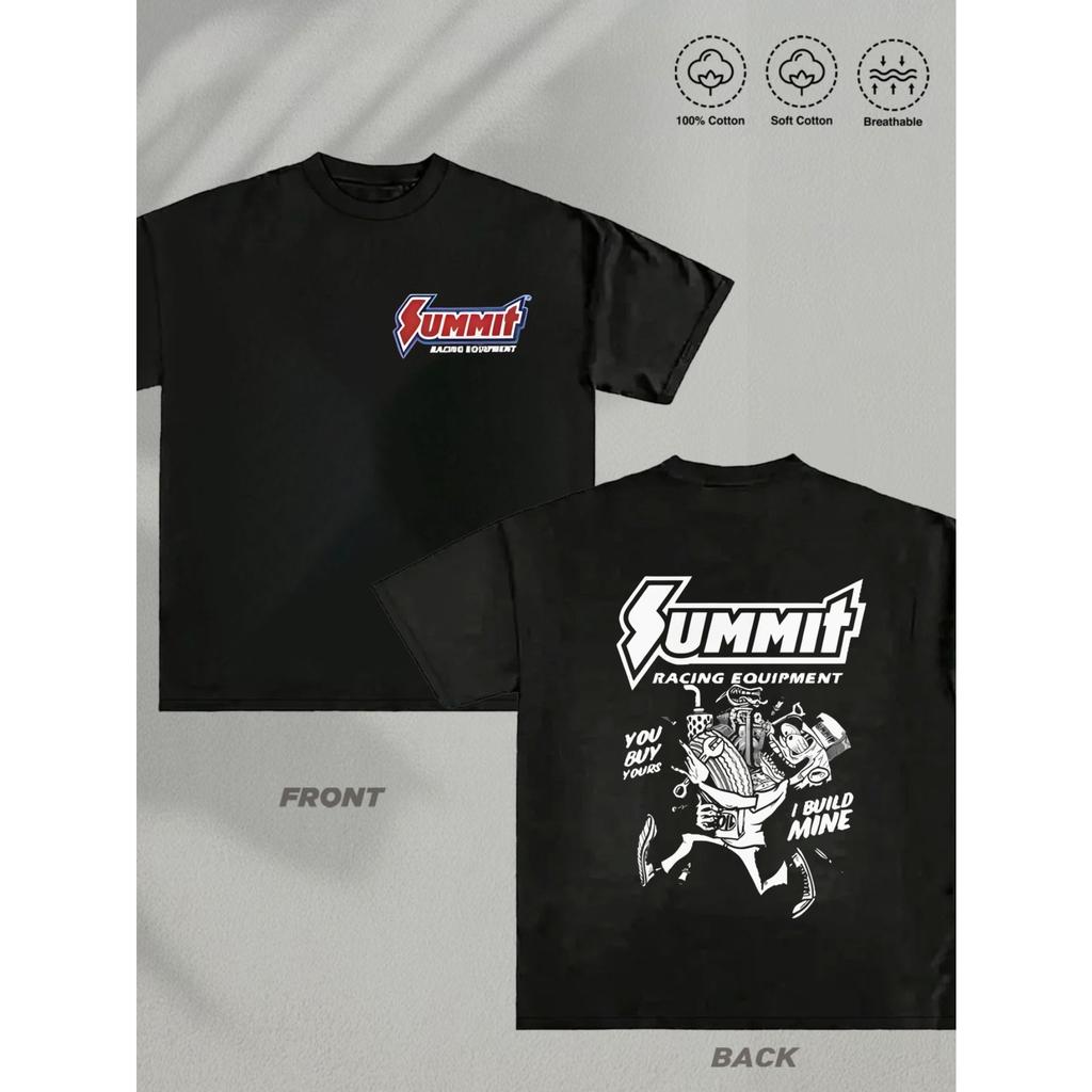 Double-sided Printing Men'S T-shirts Men'S Pure Cotton T-shirts Father'S Day Gift-Summit Racing Equipment T-Shirt Bold Design