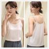 Rundhals Mode Nachahmung Seide Camisole Damen Base Sling Plus Größe
