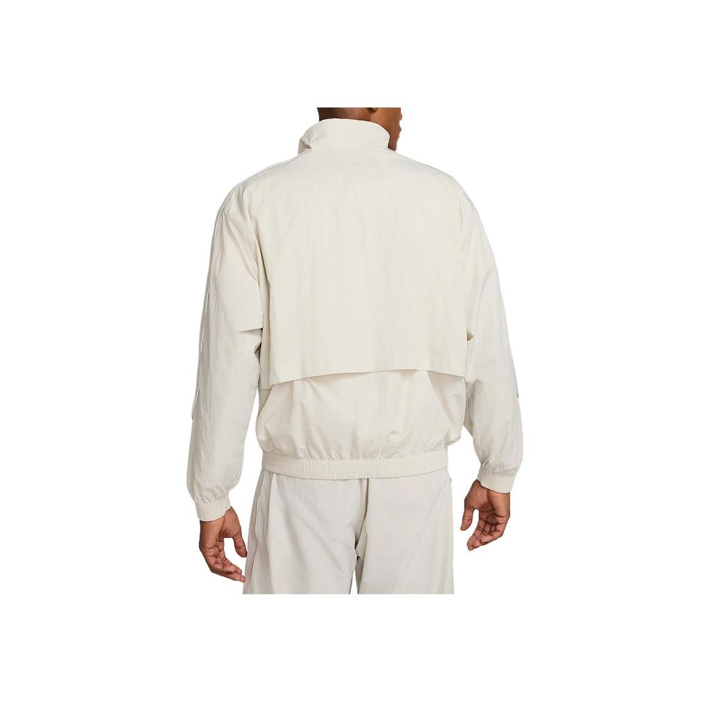 Nike Sportswear Solo Swoosh Comfortable Breathable Windproof Warm Jacket Men Jacket Light-Bone FB8622-072