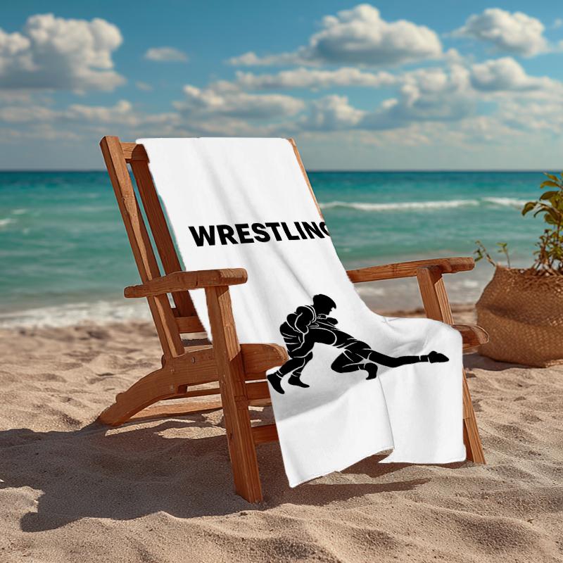 Wrestling Mode Strandtuch: Ideal für Sommerabenteuer Weich, saugfähig und schnell trocknend geeignet zum Schwimmen und Baden