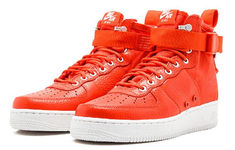 Nike Sf Air Force 1 Mid Team Orange 917753-800
