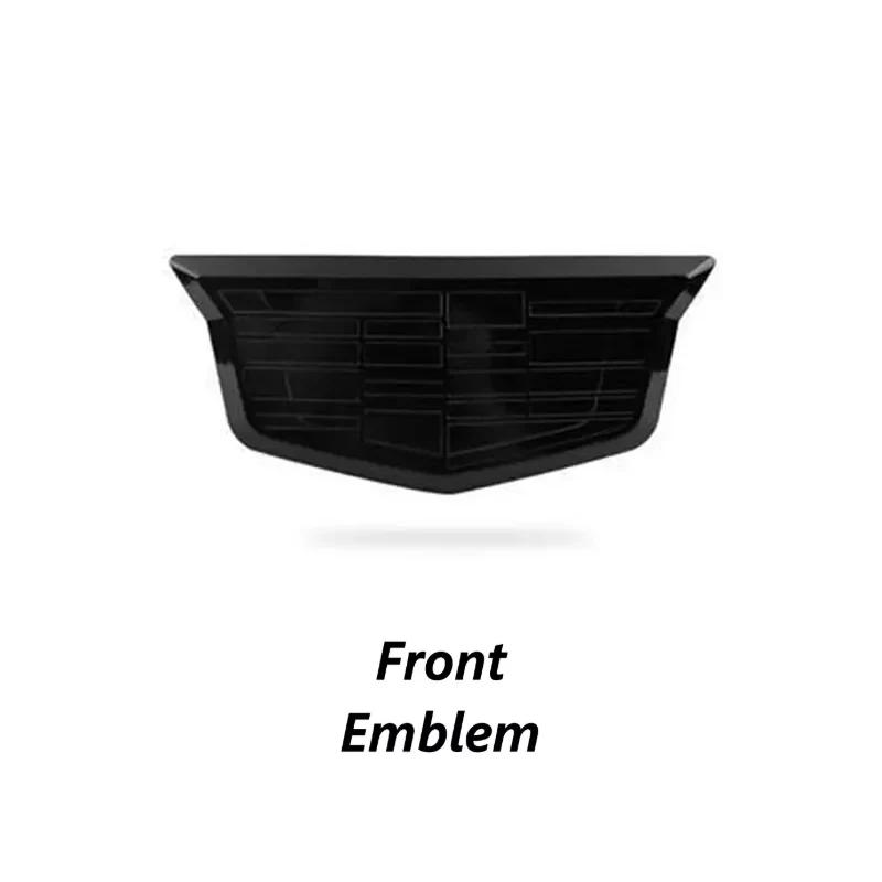 PSKD7 ABS 3D Front Grille Rear Trunk Emblem Fender Badge For Cadillac XT6 Logo Decal Cover Sticker Auto Exterior Accessories