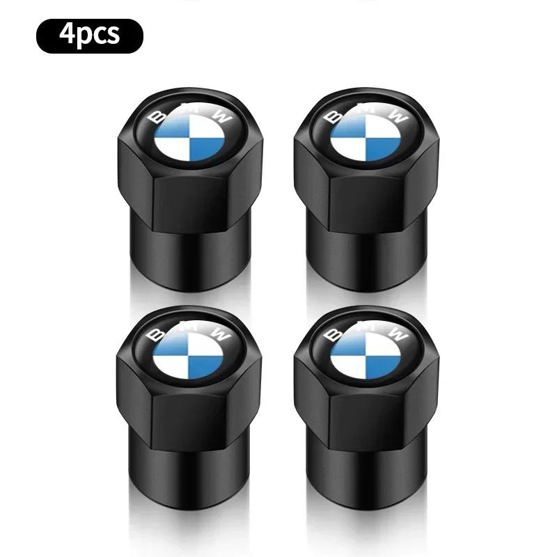 4 Pezzi Styling Auto Tappi Valvola a Vite per Pneumatici Ruote Emblema Per BMW M E81 E90 E92 E93 F30 E60 E61 F07 F10 F18 F12 X2 Serie 3 4 5 6 7