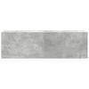 Vidaxl Wisząca Szafka Łazienkowa, Szarość Betonu, 100X25X30 Cm