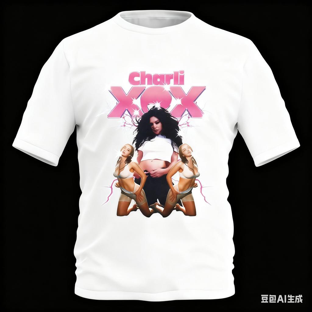 Charli XCX Graphic T  Shirt Pop Music Fan Tee with Retro Art Design Bold Pop Culture Print
