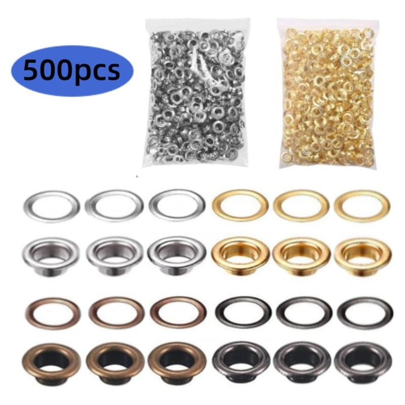 Ösen Nähösen Metallösen 10,5 mm Rundes Innenloch Ösen DIY Lederhandwerk Zubehör für Kunsthandwerk Dekoration