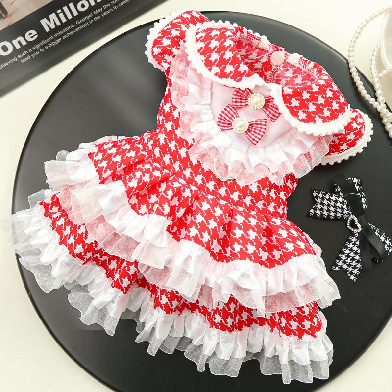 

Больших собак можно буксировать, Юбки с рукавами-фонариками для золотистого ретривера, Юбки для кошек, Одежда для домашних животных и одежда Тедди