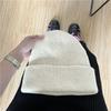 Women's Wool Hat Warmth and Ear Protection Knit Hat  Big Head  Small Face