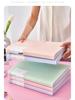 A4 Transparent Multi-Layer Binder with Insert Pages for Student Papers - Morandi Loose-Leaf Storage Folder