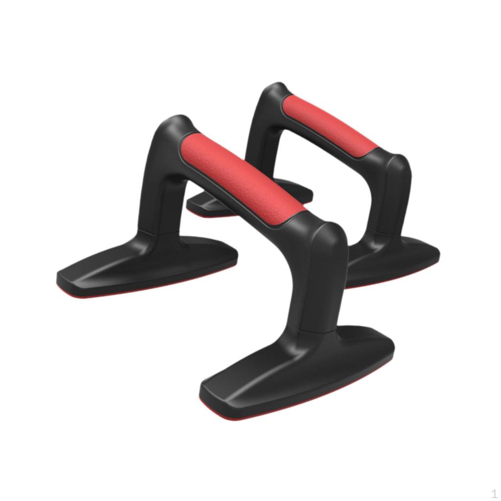 2 Pieces Push up Stands Anti Slip Ergonomic Compact Muscle Training Portable Floor Handles