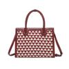 Elegant Red Wedding Handbag 2024 New Large Capacity Commuting Fashion Bridal Bag Single Shoulder Crossbody Bag