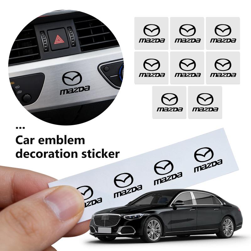 Badge Interno Auto Decorazione Esterna Adesivo Decalcomania Per Mazda 2 3 5 6 Axela Atenza Speed 6 CX3 CX4 CX5 CX7 CX8 CX9 MS