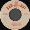7inch Record BURNING FIRE  Decision Time NONE Red Hot Jamaica Reggae Ska  Dub Used