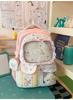 Schoolbag Korean sweet wind schoolbag female with pain layer primary school 1-1 grade junior high school student backpack girl high value backpack