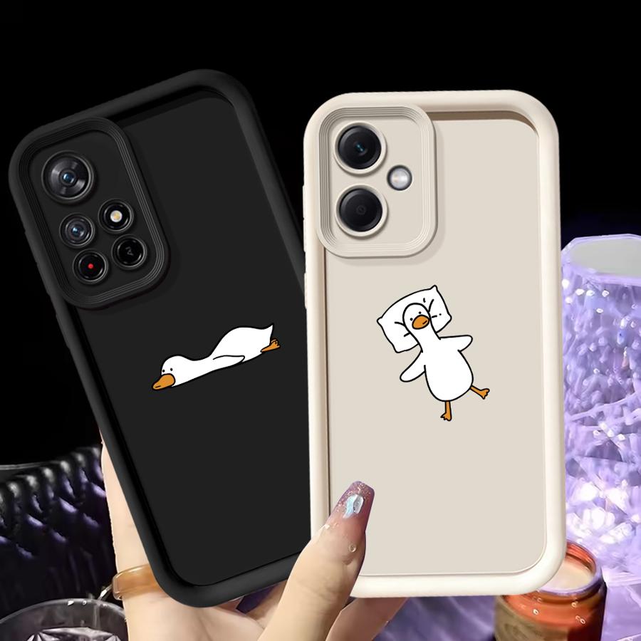 Phone Cover Case for Xiaomi Poco F8 C51 C50 X3 Pro X3 NFC C61 Simple And Cute Duck