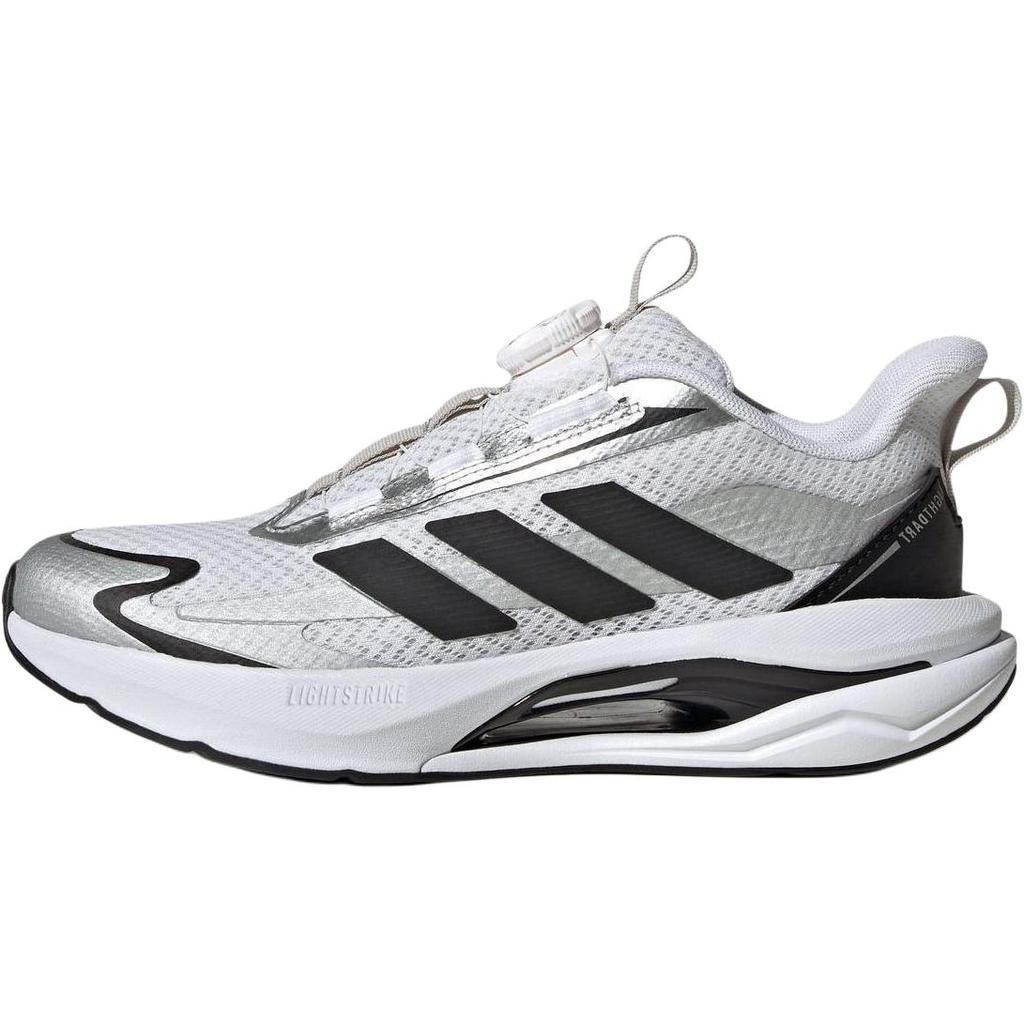 Adidas Lightdart Comfortable Versatile Trendy Non-Slip Durable Kids Running Shoes Kids Running Shoes White KK1410