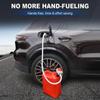Portable Electric Fuel Transfer Pump Battery Powered Liquid Siphon Pump With Flexible Hose For Gas Cans No Batteries Included