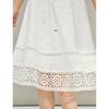 INMAN Pure Cotton French Hollow Embroidered Lace A-Line Dress