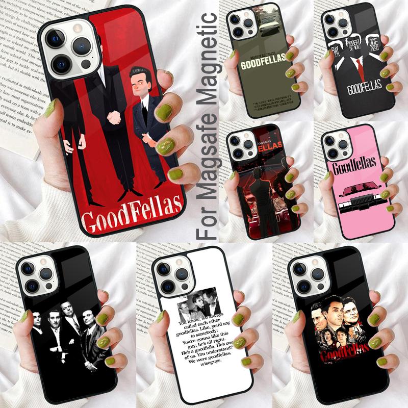 Movie Goodfellas Soft Phone Case for iPhone 17 Air 16e Pro max 15 Pro 13 14 Plus 11 12 MagSafe Magnetic Coque