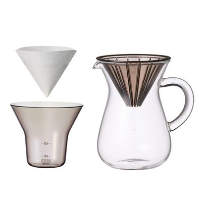 SCS Coffee Carafe Set 2cups Plastic Safe Gift Present 27643 Microwave/Dishwasher