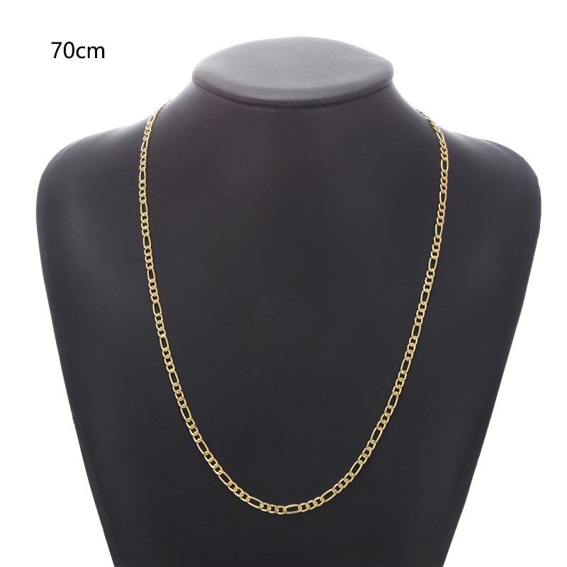 Men's Versatile Gold Necklace Chain - Fashionable Personality Jewelry