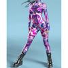 3D Digital Printing Stage Performance Costumes Adults Halloween Events Carnival Theme Party Cosplay Outfit Pretend Game Jumpsuit