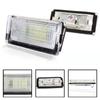 2 Pcs Auto Tail Light Led License Plate Light Led Canbus White LED Bulbs for BMW 3 Series E46 4D 4DR 1998-2002 Car Accessories