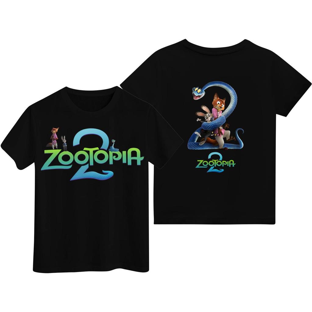 Children's Casual Fashion Cartoon Print Short-sleeved T-shirt Top