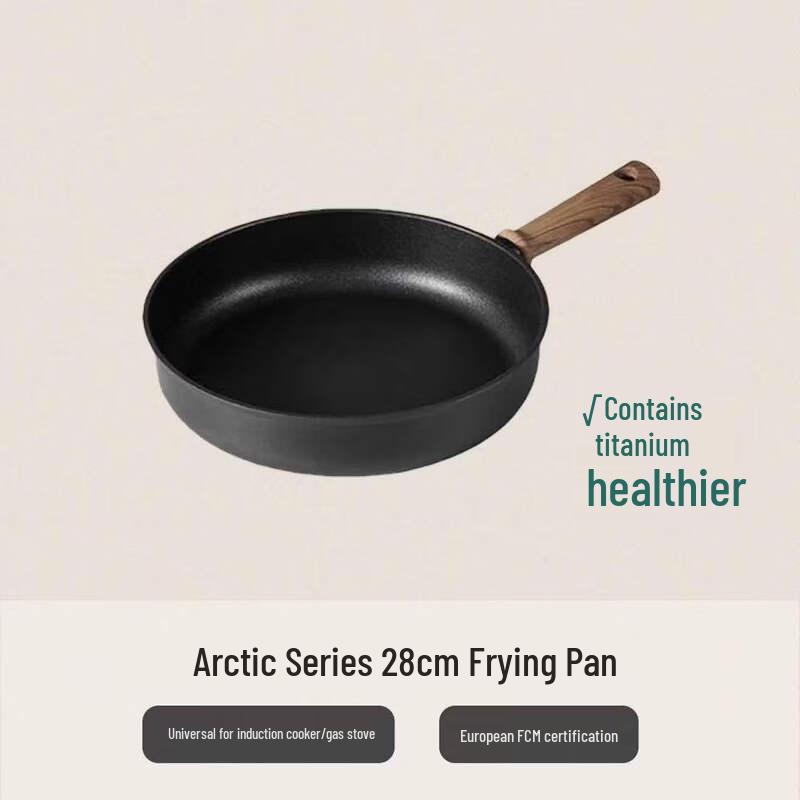 ZISHI 28cm Non-stick Titanium Frying Pan & Wok