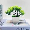 Simulated Pinus Potted Hwangshanensis Artificial Flower For Indoor Decor
