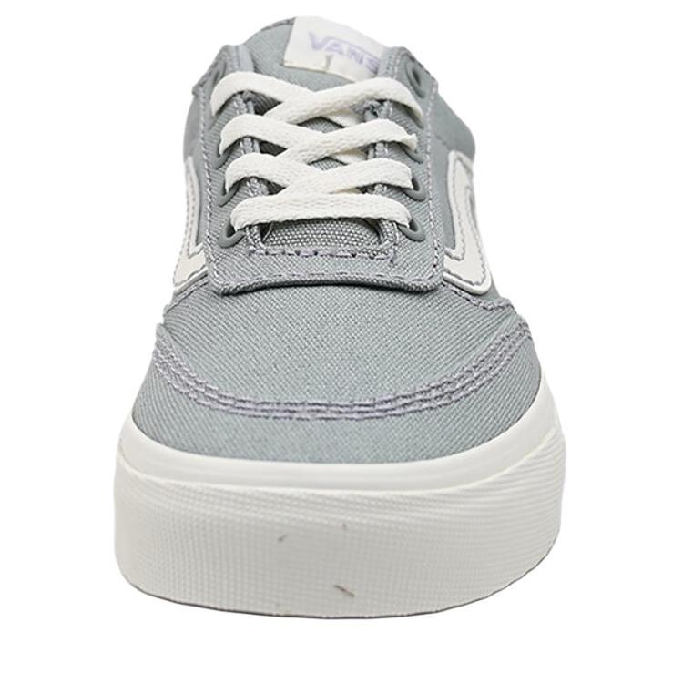 Vans Brooklyn Ls Trendy Versatile Low-Top Skate Shoes Women sneaker Gray VN000D7UTTN
