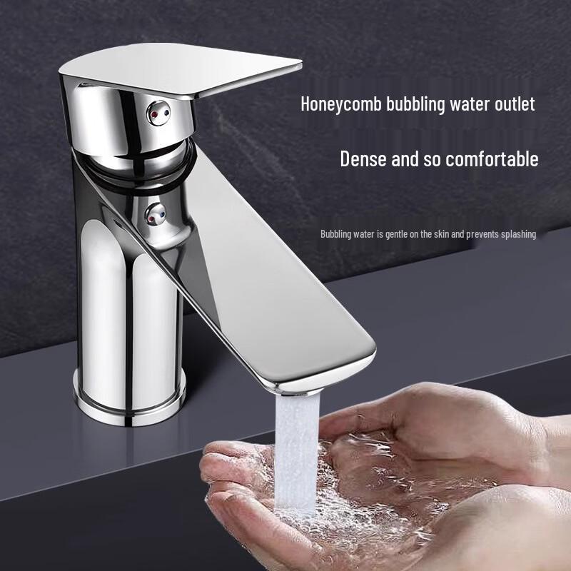 TLXT Stainless Steel Hot & Cold Basin Faucet