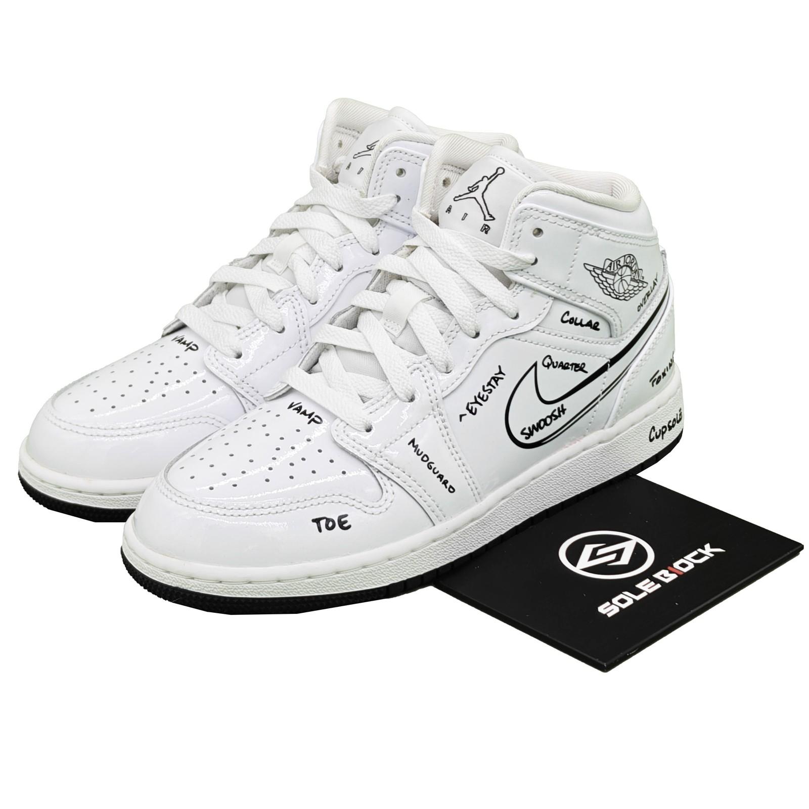 Air Jordan 1 Mid GS Схематичный DQ1864-100 36