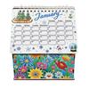DIY Desk Calendar 2026 Diamond Art Calendar Crafting Kit Cute House Tabletop Calendar Monthly Planner Decoration for Home Office Bedroom