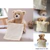 Cute Talking Teddy Bear Plush Toy 35cm Height Rechargeable Shy Face Battery Operated