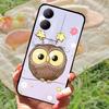 Für Vivo Y17s Hülle Mode Cartoon Schwarz Silikon Weiche Rückseite Hülle Für Vivo Y17s Handyhülle Cover 6,56" Y 17 s Funda Coque