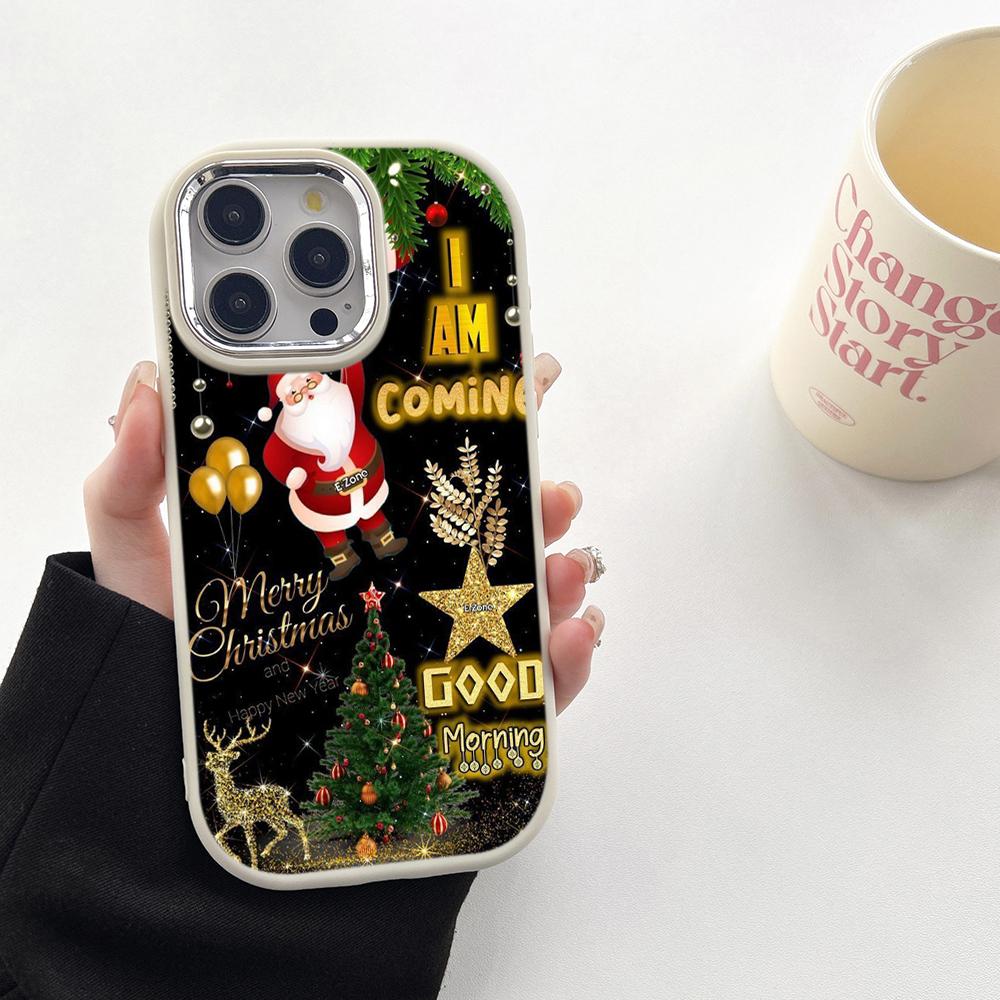 N108 Happy New Year Christmas design Soft Phone Cases для Samsung S24 S23 A15 A35 A54 — фото 11
