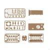 1/72 4D Tank Model Chariot Crafts Education Toy, Miniature Tracked Crawler for Adults