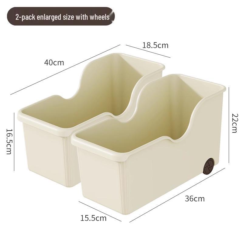 Rolling Under-Sink Cabinet Organizer for Cookware, Lids, and Seasonings