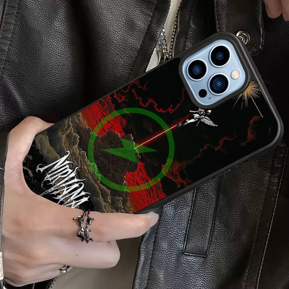 N-Nirvana Rock Band For Magsafe Wireless Charge Case For iPhone 17 16 15 14 13 12 11 15 Pro Max Magnetic Cover iPhone 16pro max