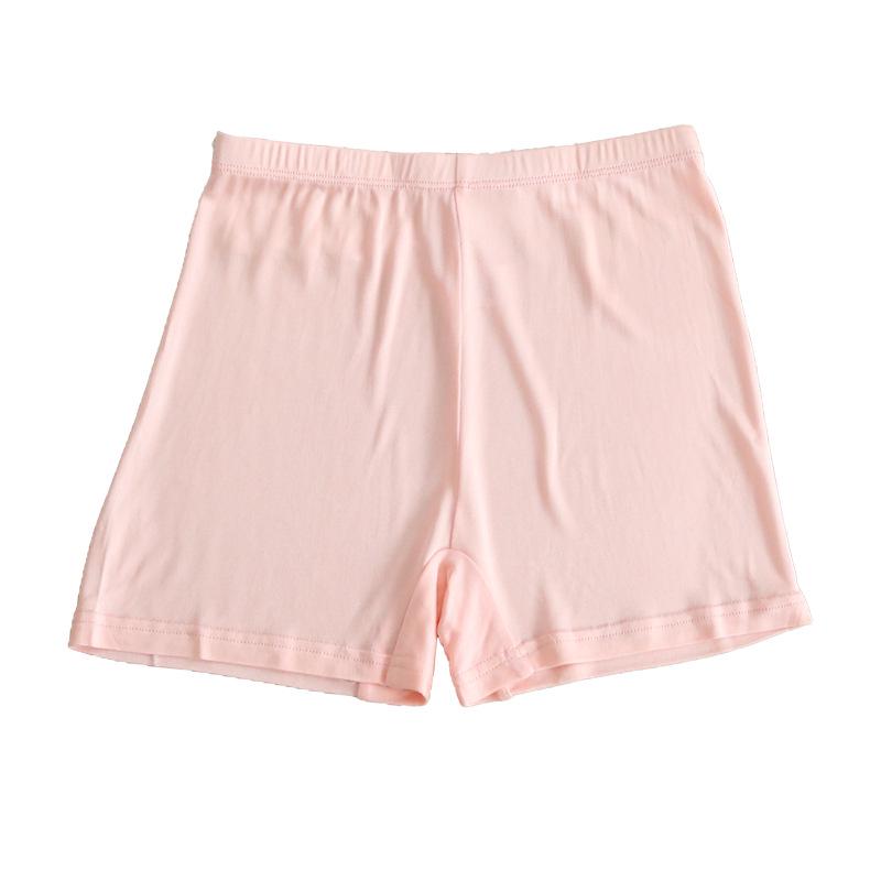 Tangge Women's Mid-Waist Mulberry Silk Boxer Briefs - Comfortable Silk Base Layer Panties