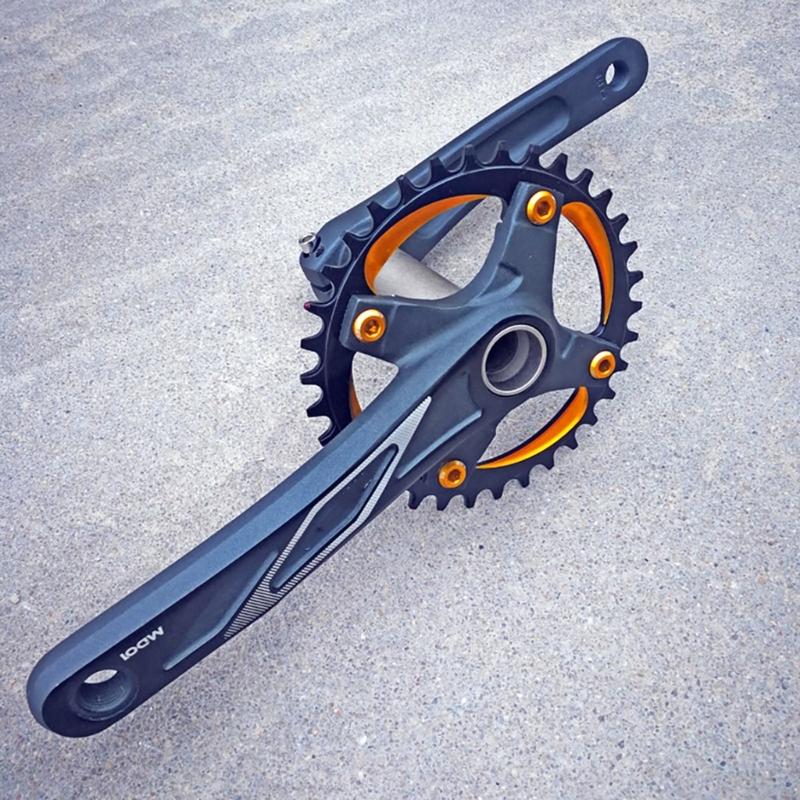 Efficient Power Transfer Crankset Road Bike Crankset Arm Square Tapers for Mountain Bike Enthusiasts and Outdoor